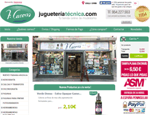 Tablet Screenshot of jugueteriatecnica.com